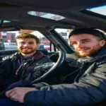 Student driver taking a lesson with a 1st Class Driving School instructor, learning how many driving lessons they need to pass their PA road test.